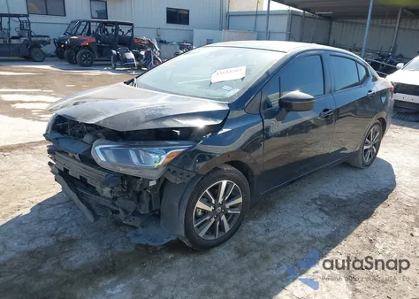 2021 Nissan Versa Sv Xtronic Cvt z USA, uszkodzony, nr VIN 3N1CN8EV6ML855234